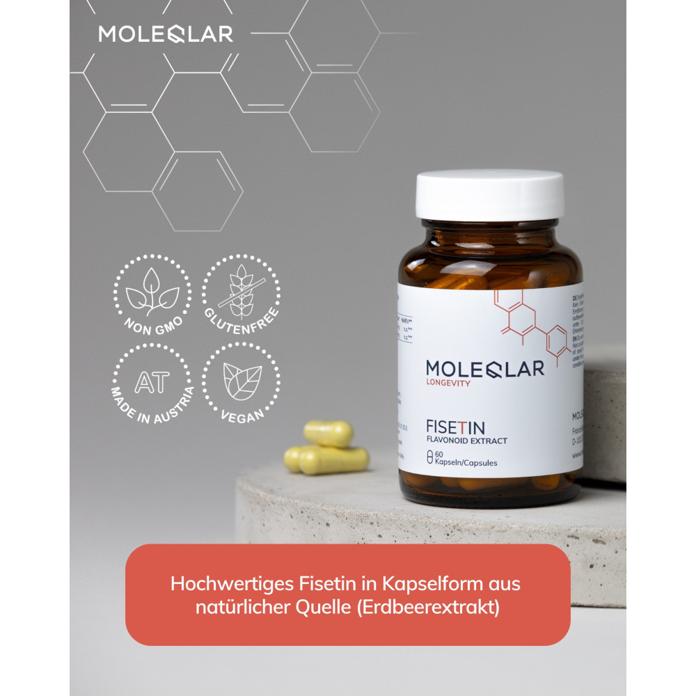 MOLEQLAR FISETIN FLAVONOID EXTRACT 60 St Kapseln