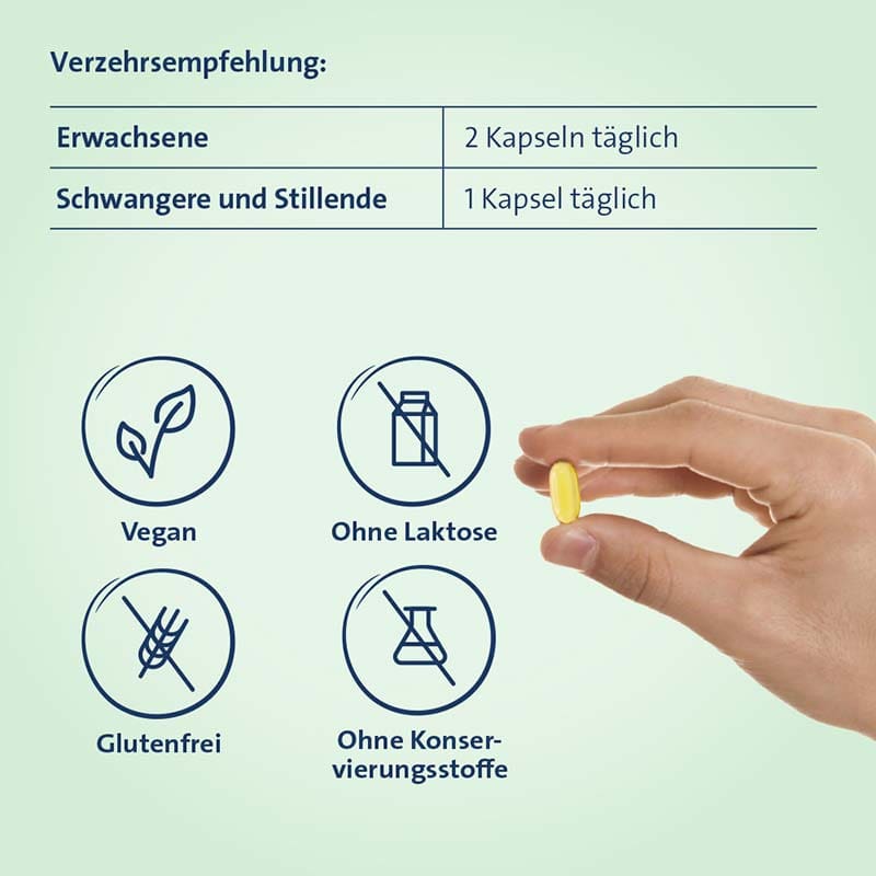 OMEGA-3 HEVERT PFLANZLICH  60 St Weichkapseln