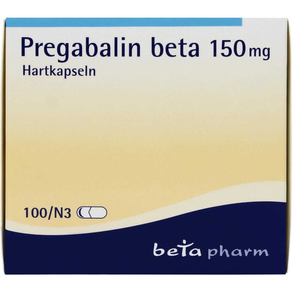 Pregabalin beta 150mg 100 St Hartkapseln