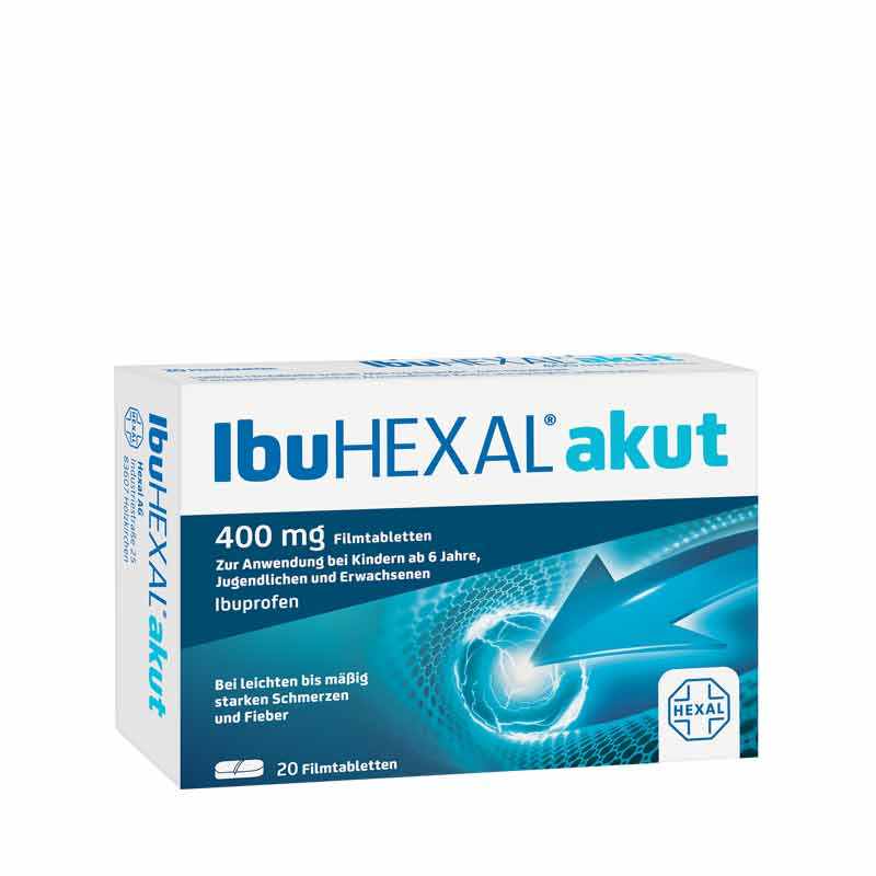 IbuHEXAL akut 400mg 20 St Filmtabletten