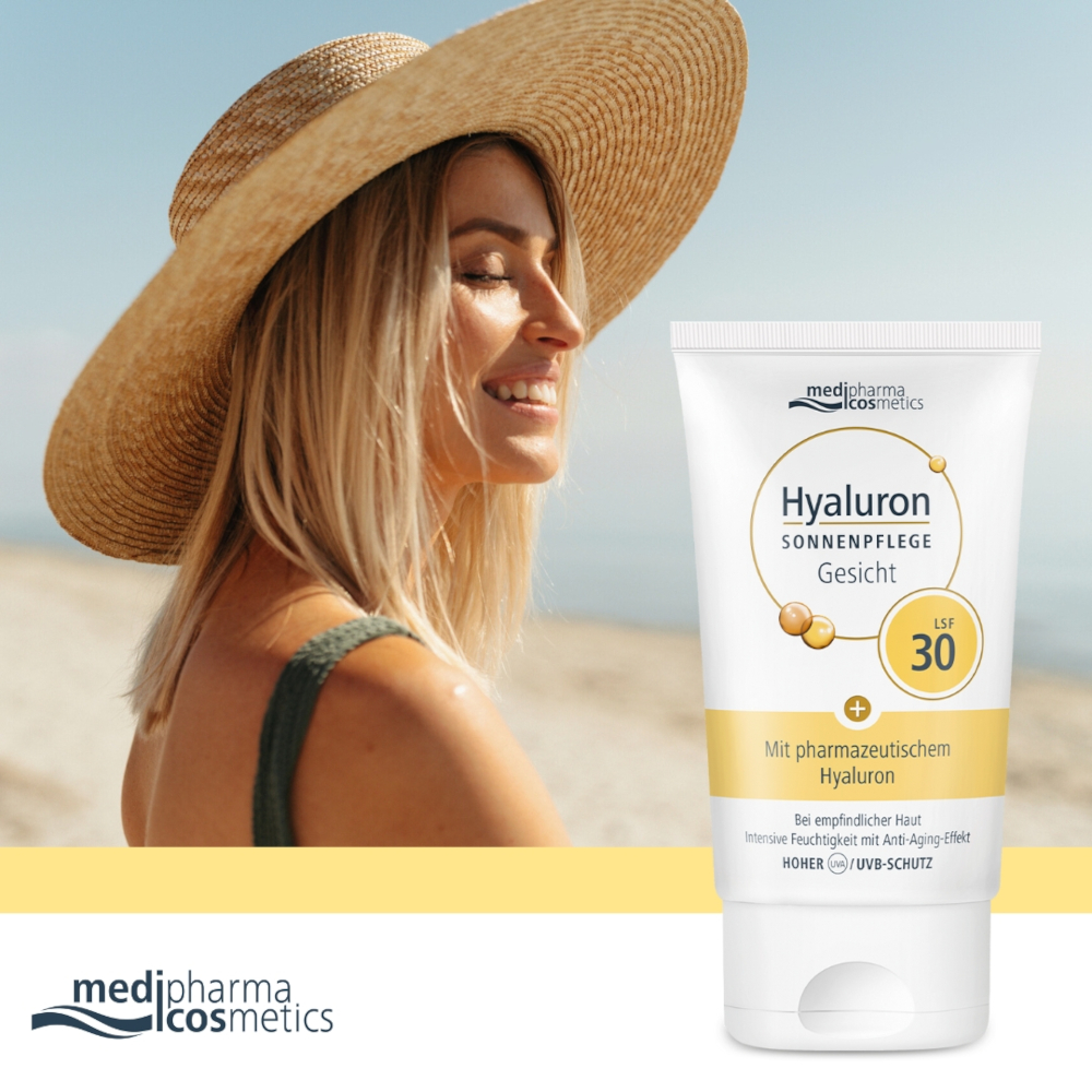 HYALURON Sonnenpflege Gesicht LSF 30 50 ml Creme