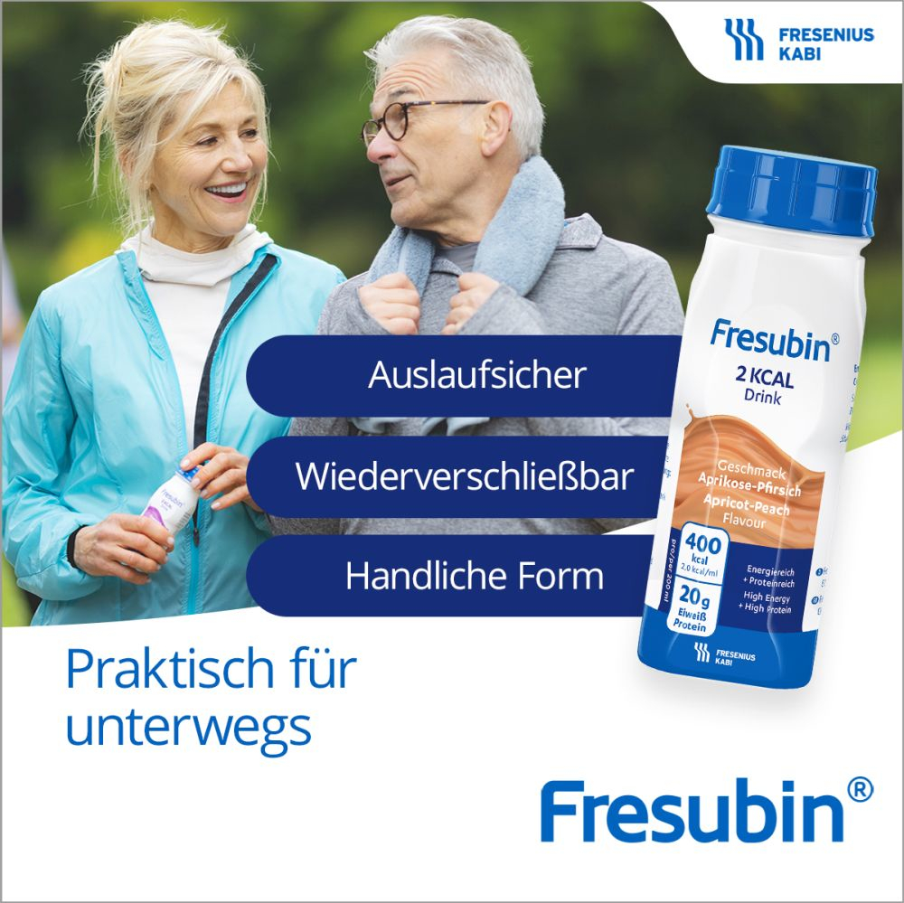 Fresubin 2 kcal Fibre Trinknahrung Schokolade 24X200 ml Lösung
