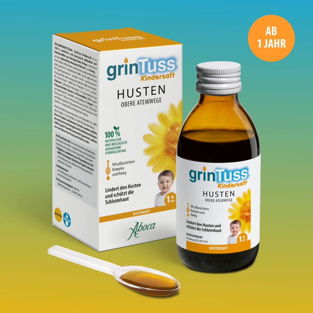 grinTuss Kindersaft HUSTEN 128 g Sirup