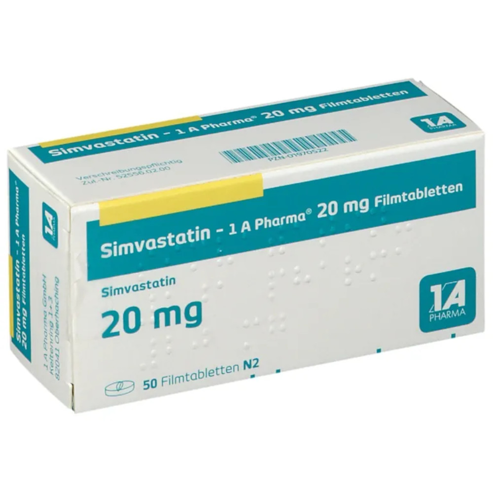 Simvastatin-1 A Pharma 20mg 50 St Filmtabletten
