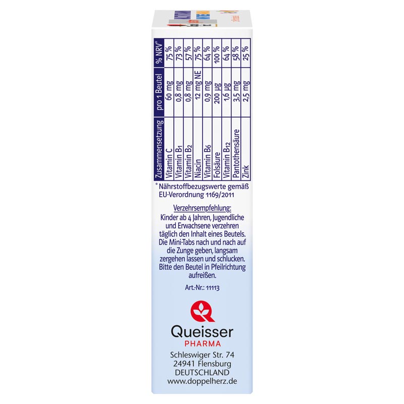 Doppelherz system MULTIVITAMIN MINI-TABS family 20 St Pellets