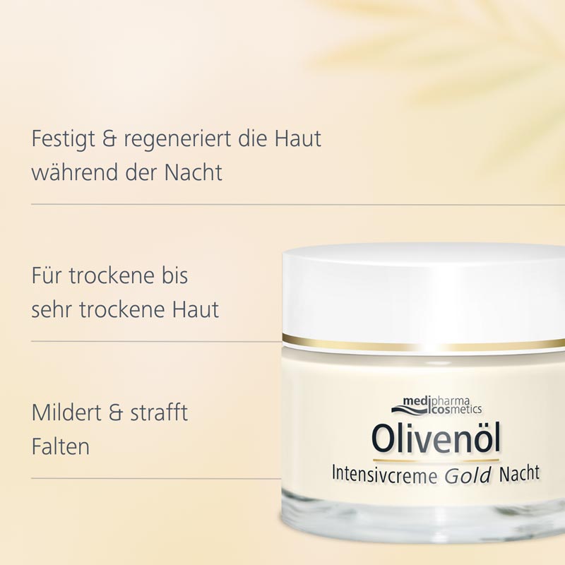 Olivenöl Intensivcreme Gold Zell-aktiv Nachtcreme 50 ml Nachtcreme