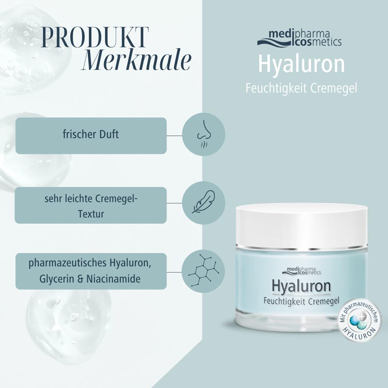Hyaluron 48 h Feuchtigkeit Cremegel 50 ml Gel