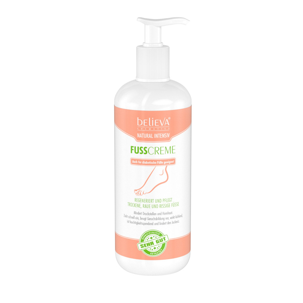 believa NATURAL INTENSIV Fußcreme 500 ml Creme