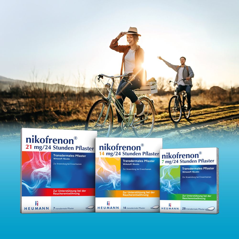 nikofrenon 7 mg/24 Stunden Pflaster, 7 St 7 St Pflaster transdermal