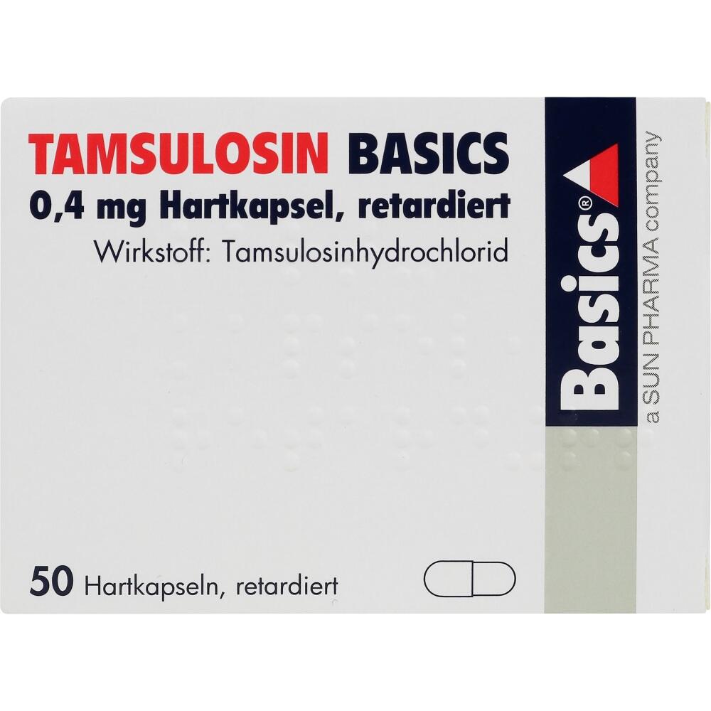 TAMSULOSIN BASICS 0,4 mg Hartkaps.retard. 50 St Retard-Kapseln