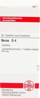 BORAX D 4 Tabletten 80 St Tabletten