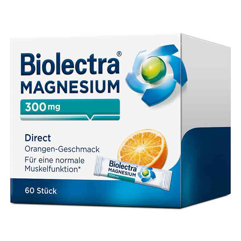 Biolectra MAGNESIUM 300mg Direct Orange  60 St Pellets