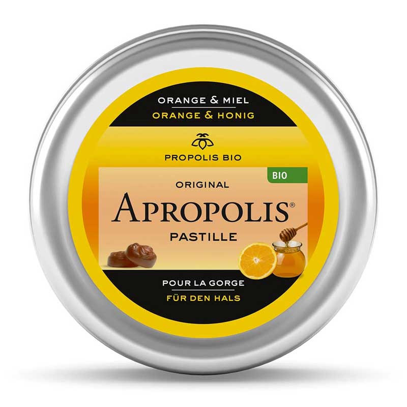 Propolis Pastillen Orange Honig Apropolis 40 g Pastillen