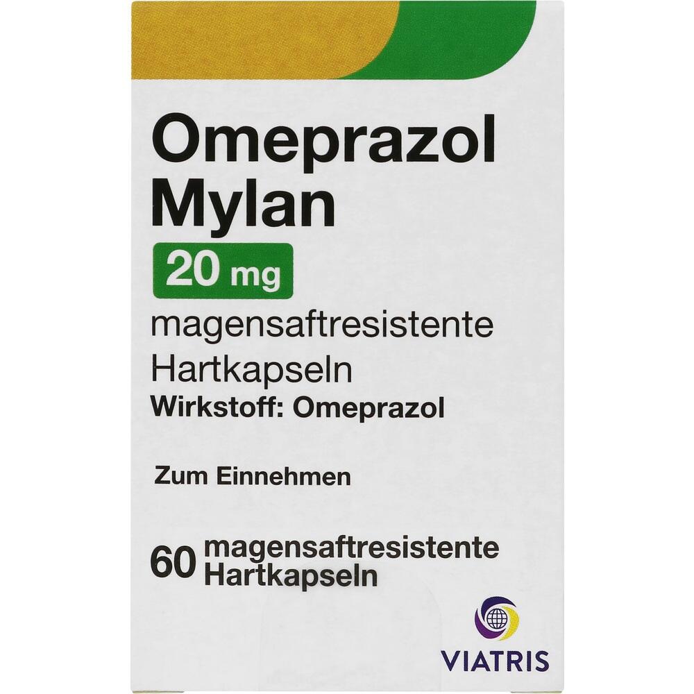 Omeprazol Mylan 20mg 60 St Magensaftresistente Hartkapseln