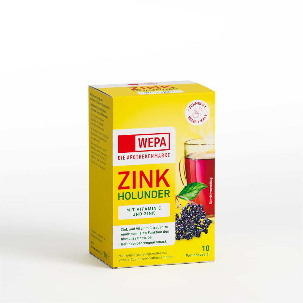 WEPA ZINK HOLUNDER 10X10 g Pulver