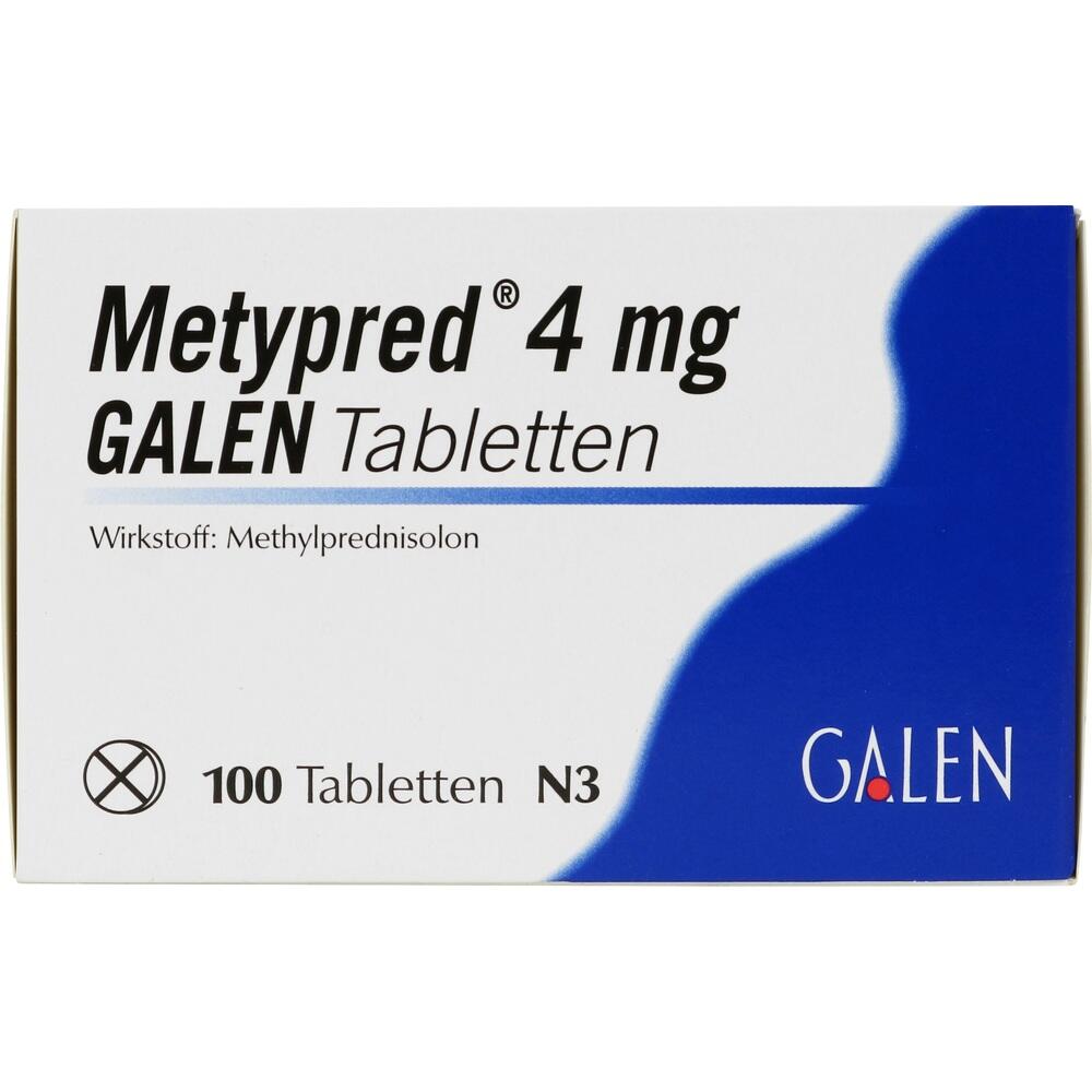 METYPRED 4 mg GALEN Tabletten 100 St Tabletten