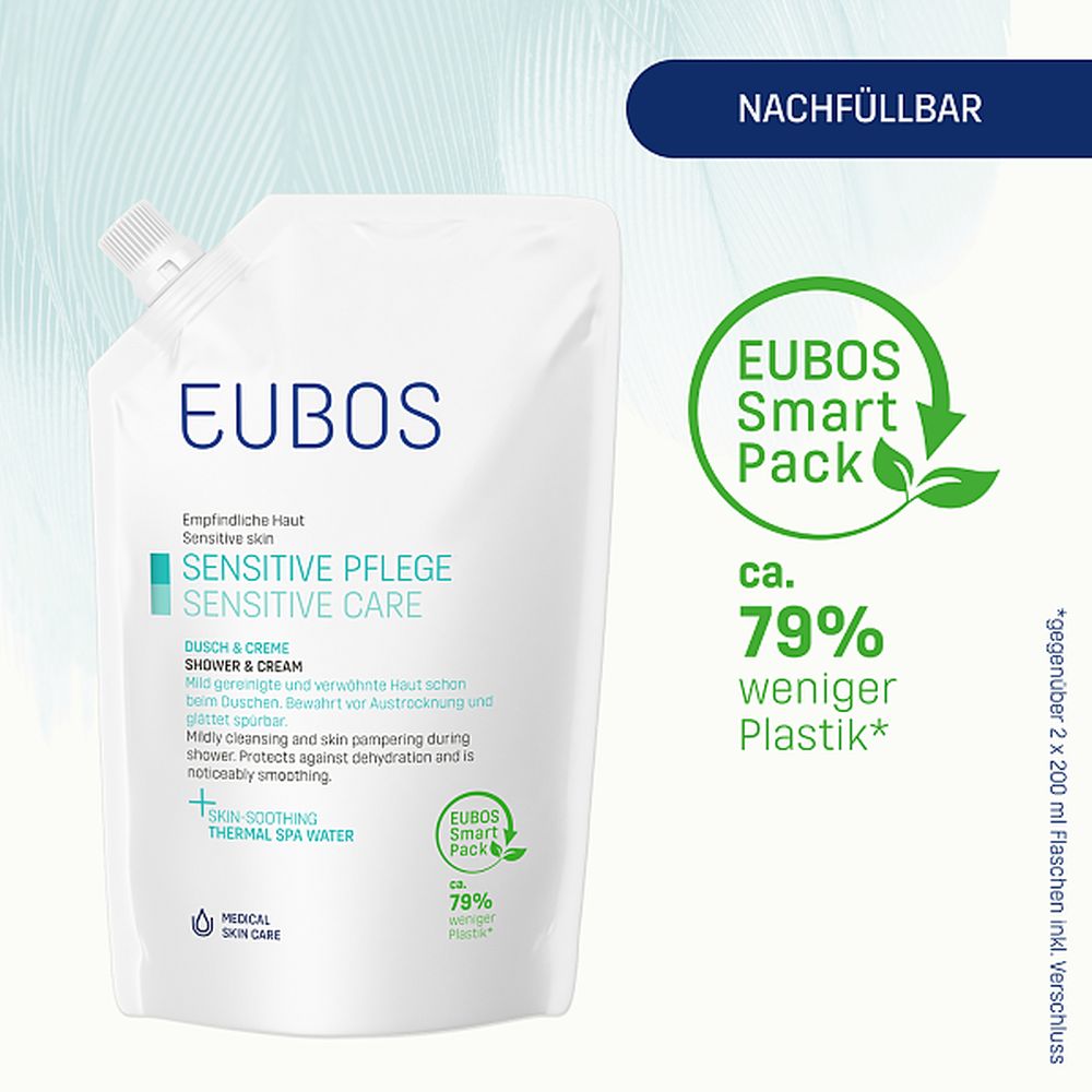 EUBOS SENSITIVE PFLEGE Dusch & Creme  200 ml Emulsion