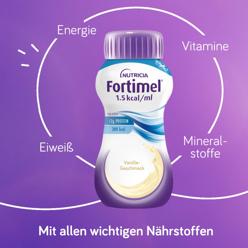 Fortimel 1,5 kcal/ml Vanille-Geschmack 32X200 ml Flüssigkeit