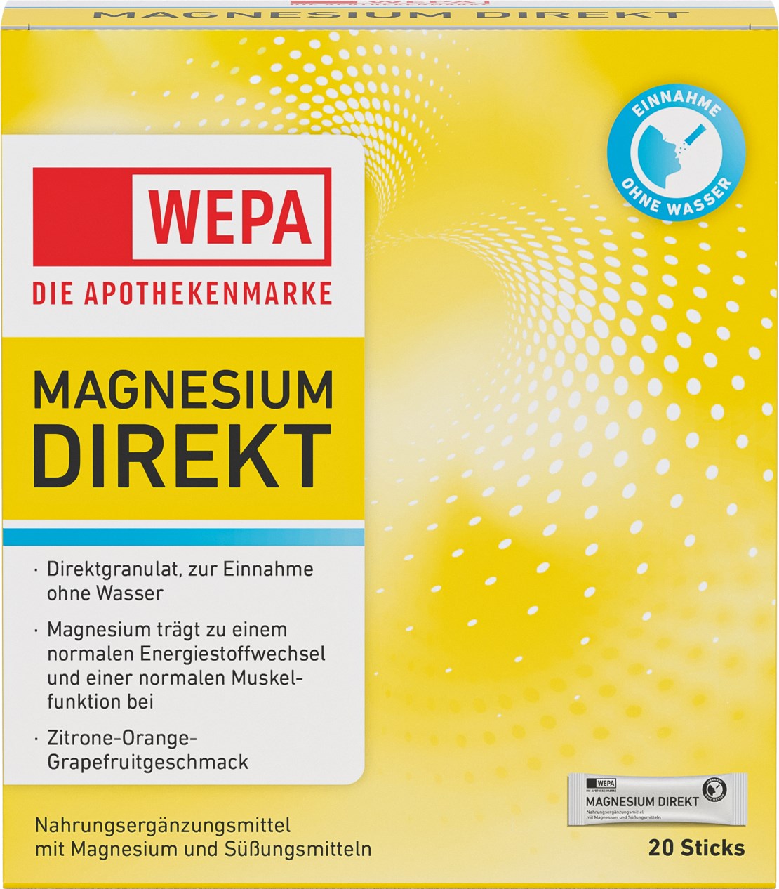 WEPA MAGNESIUM DIREKT 20 St Pulver