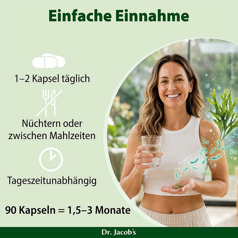 Dr. Jacob's Jod-Probio Selen B12 Milchsäurebakterien vegan