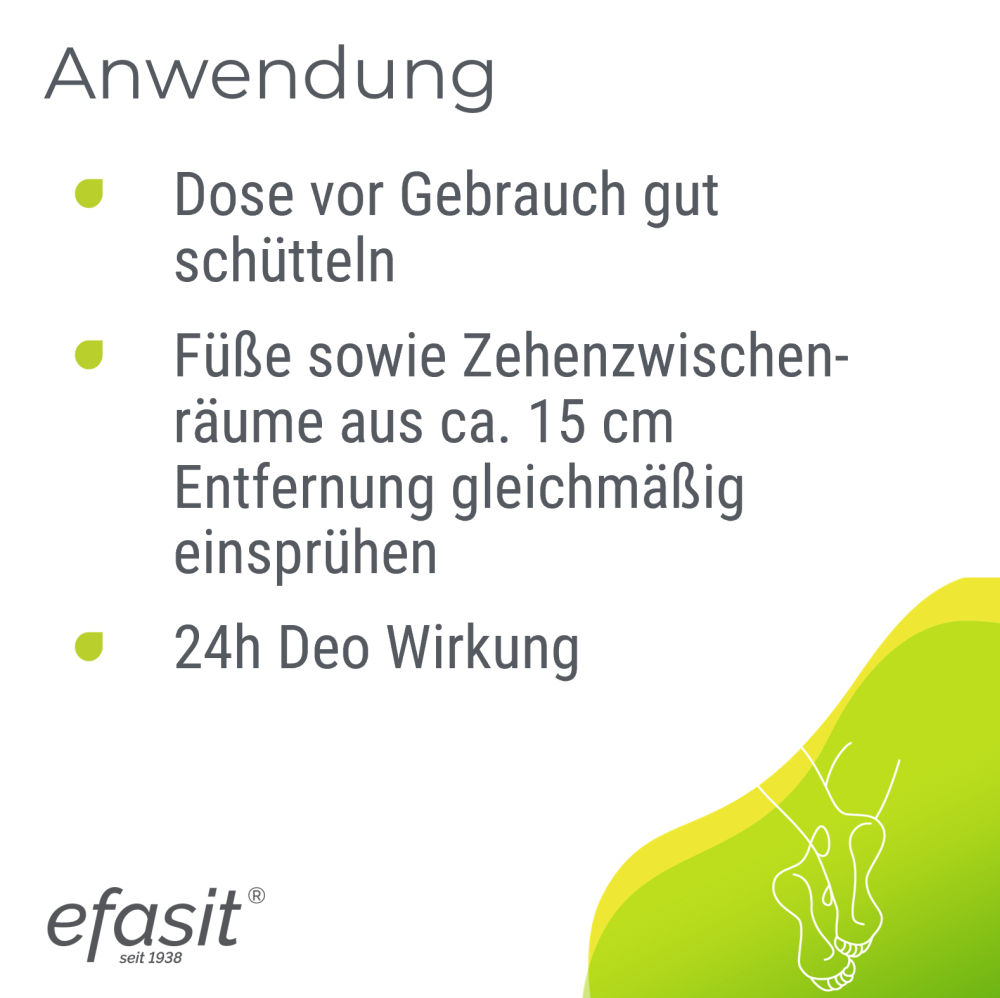 efasit FUSS DEO 150 ml Spray