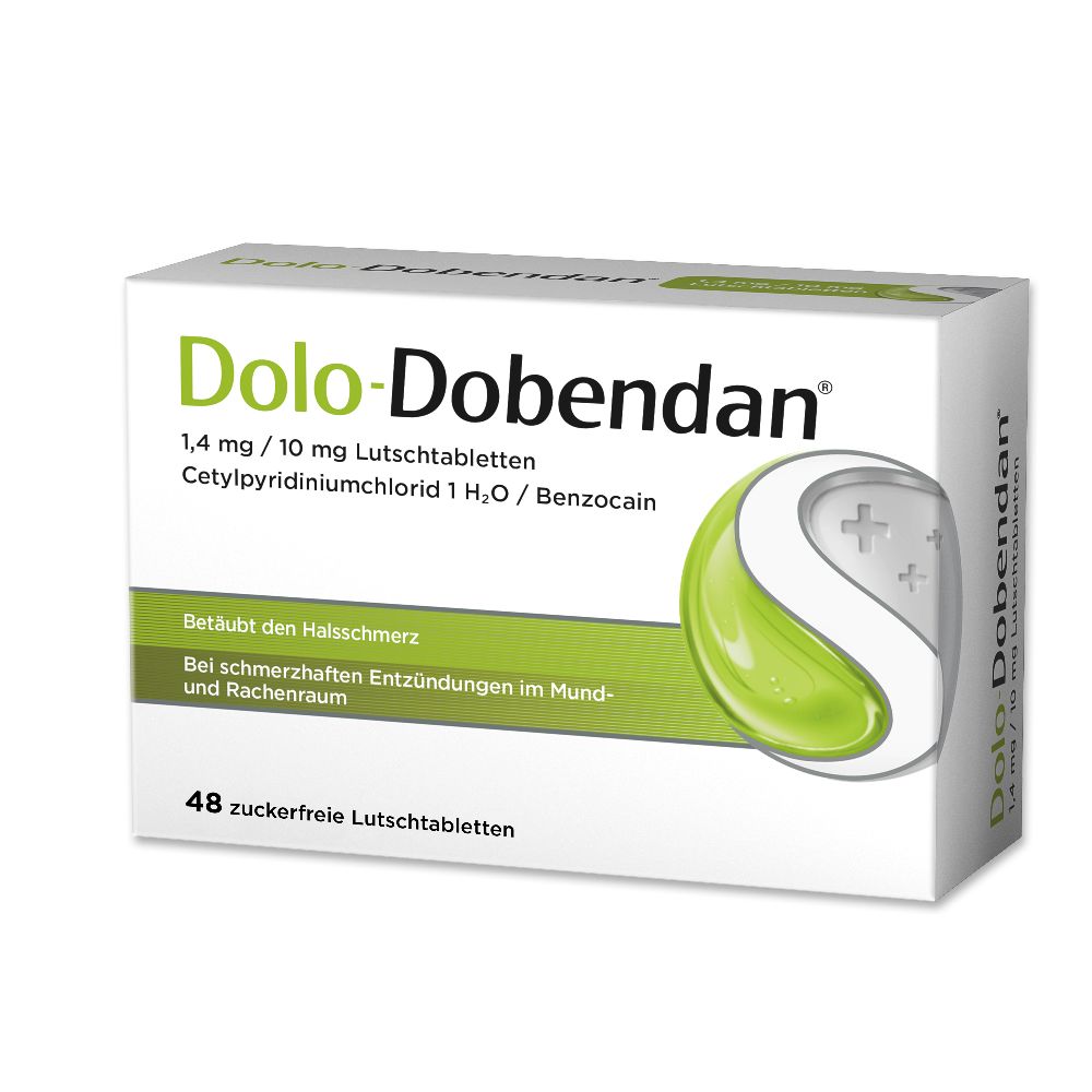 Dolo-Dobendan - betäubt den Halsschmerz 48 St Lutschtabletten