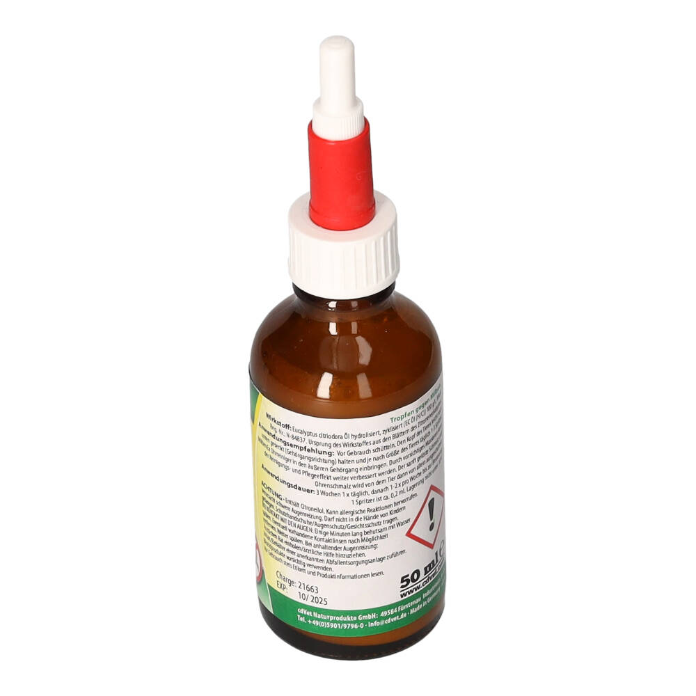 MilbenEx Ohrreiniger cdVet. 50 ml Flüssigkeit