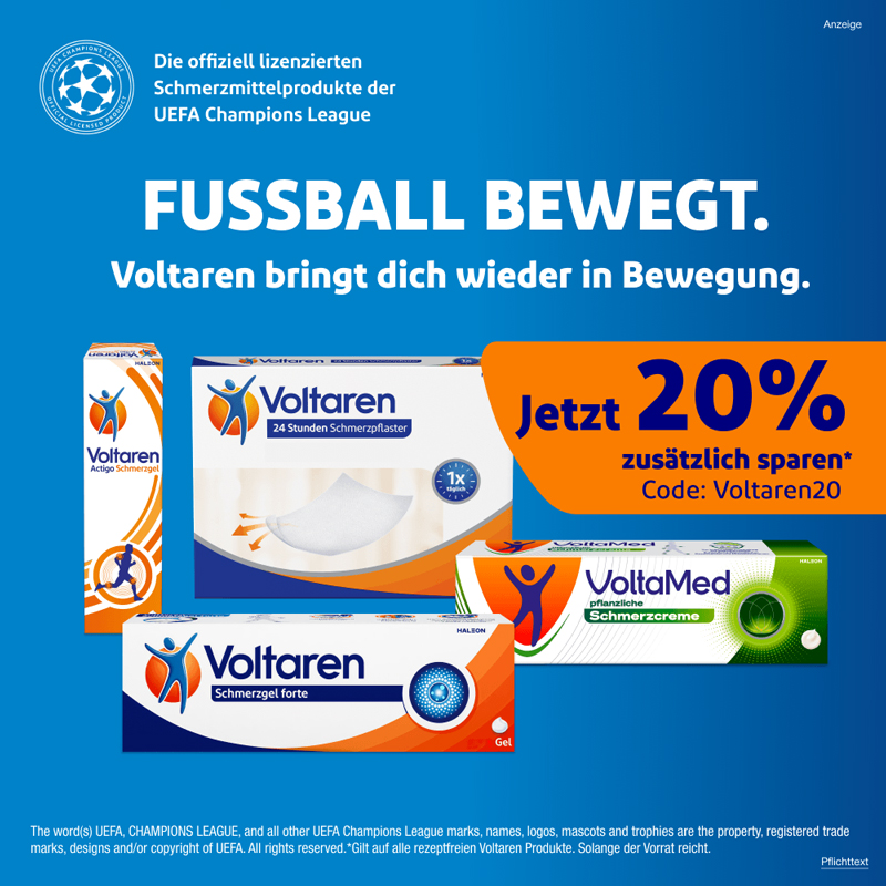 VoltaMed pflanzliche Schmerzcreme  - Jetzt 20% sparen- Jetzt 20% sparen - Jetzt 20% sparen 50 g Creme