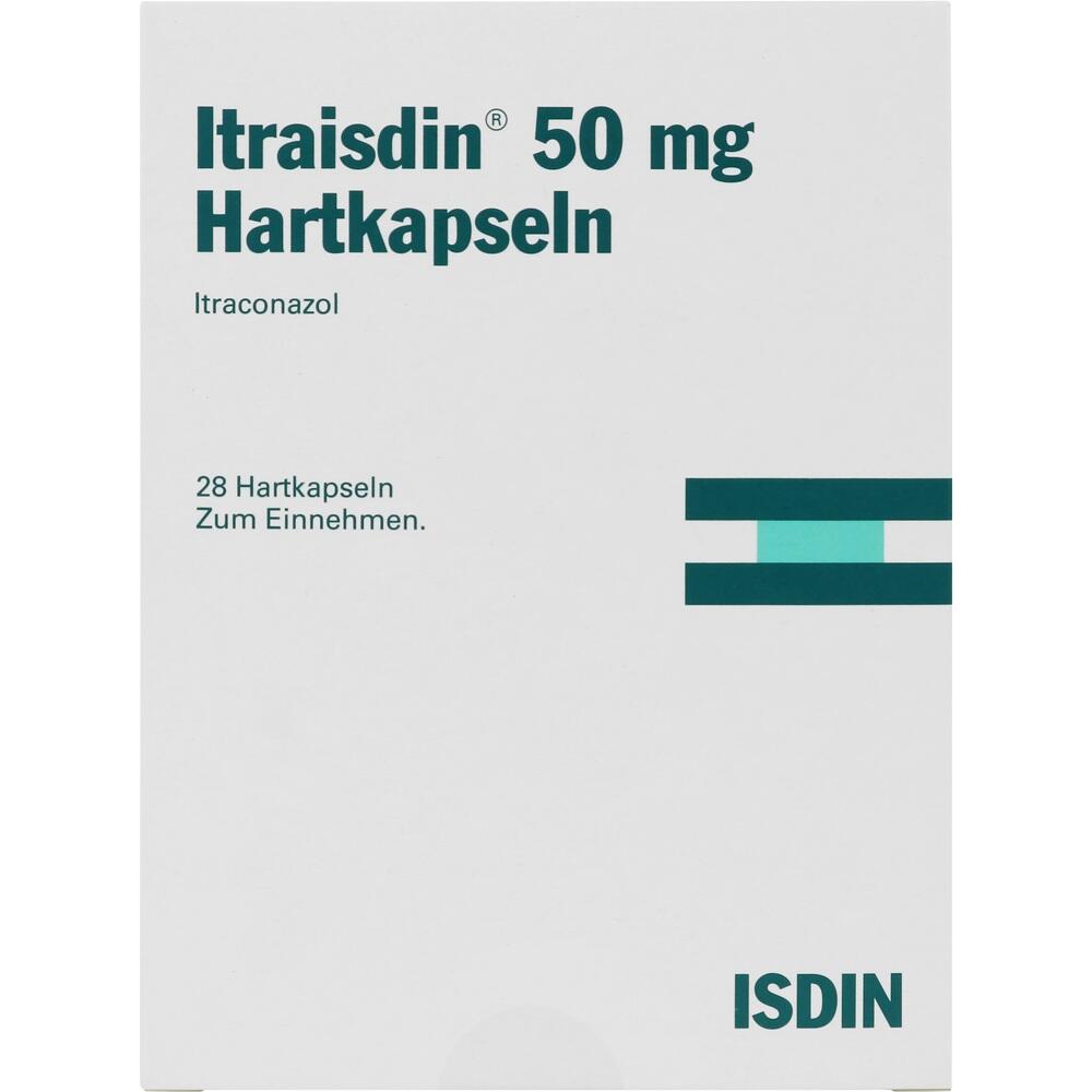 ITRAISDIN 50 mg Hartkapseln 28 St Hartkapseln