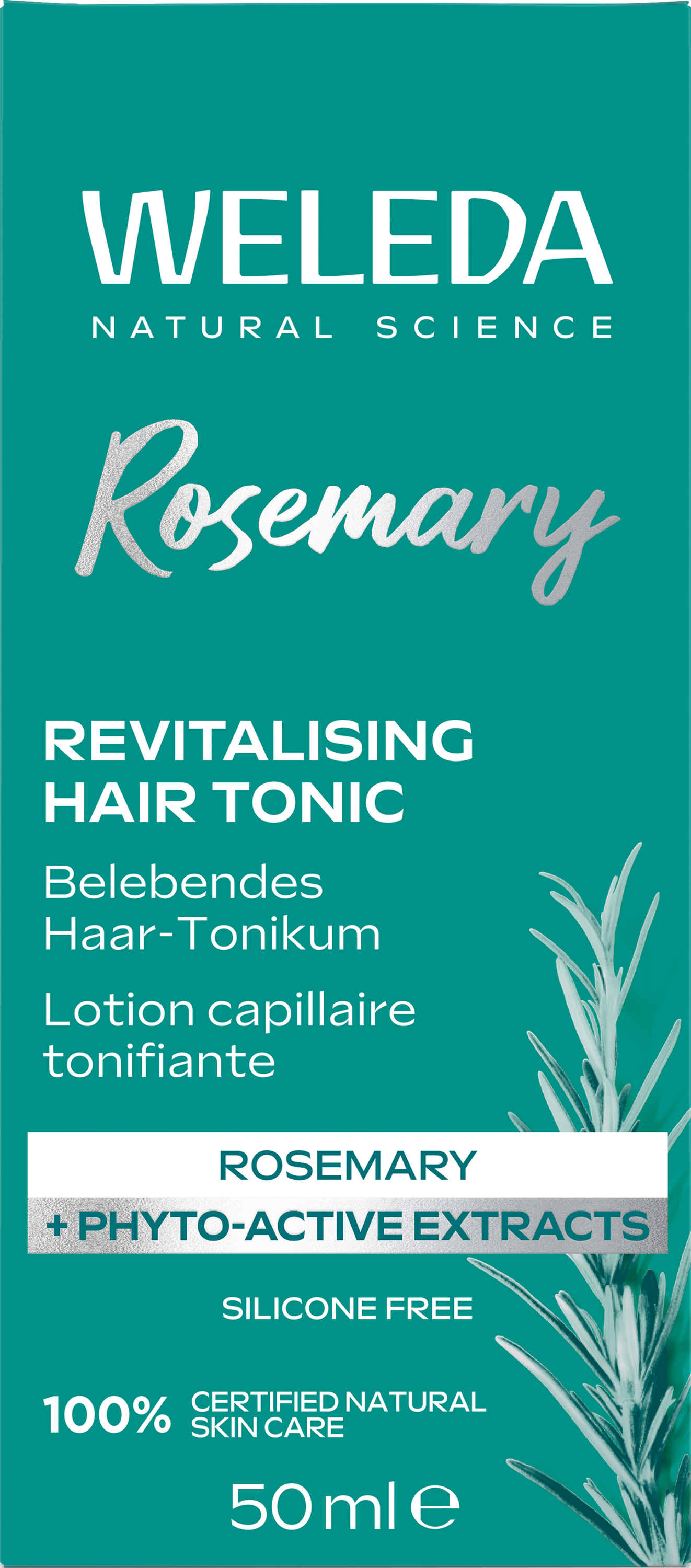 WELEDA Rosemary Belebendes Haar-Tonikum 50 ml Tonikum