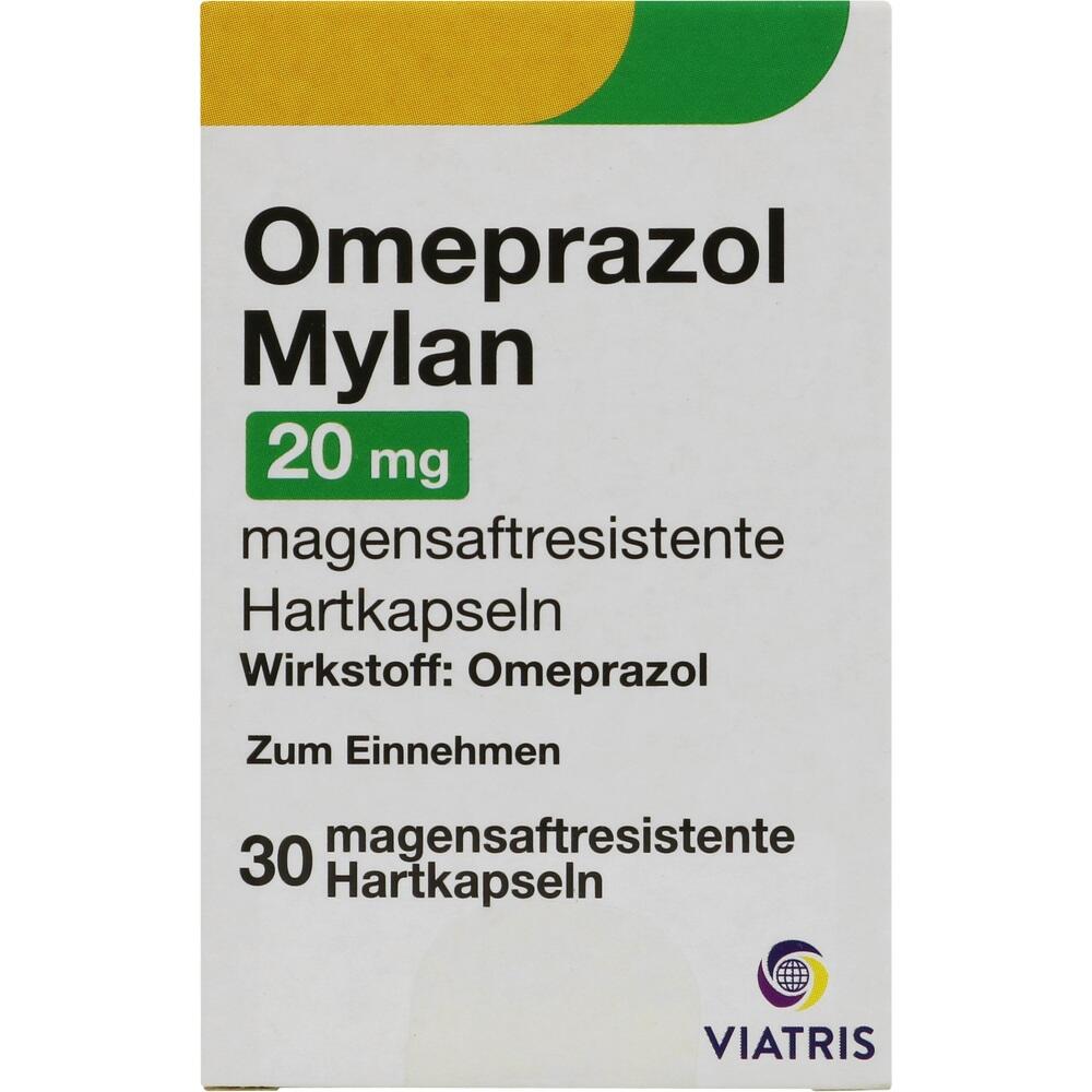 Omeprazol Mylan 20mg 30 St Magensaftresistente Hartkapseln
