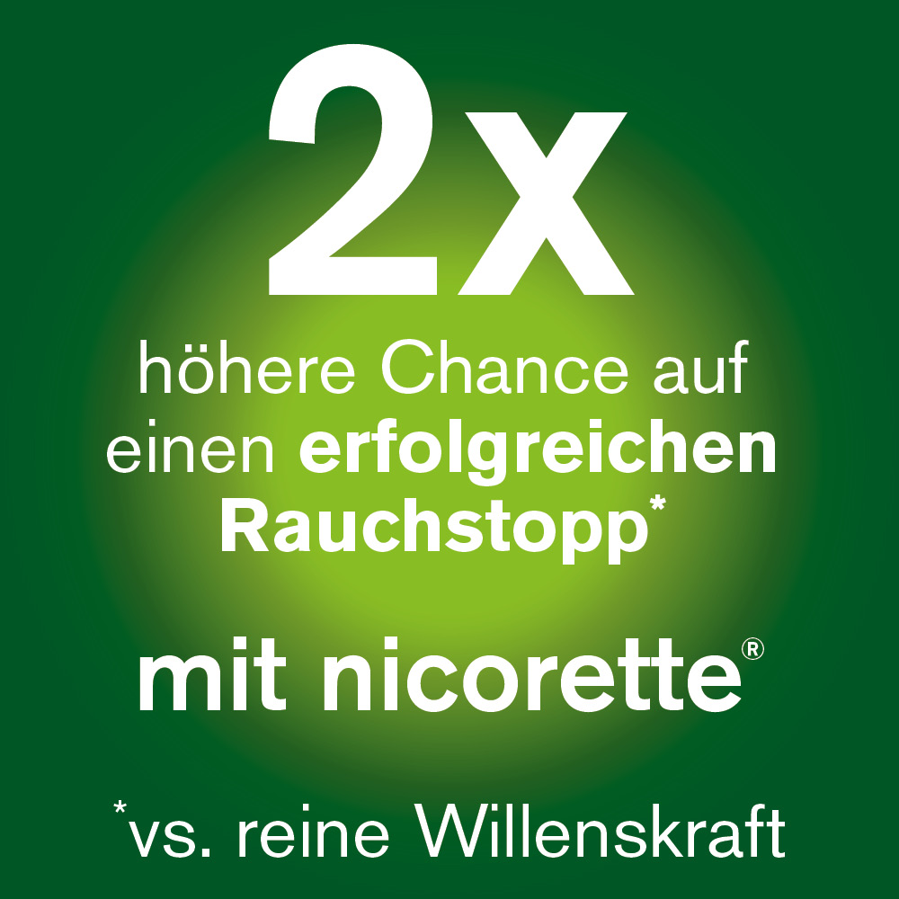 nicorette 2 mg Nikotinkaugummi whitemint für Raucher zum Aufhören