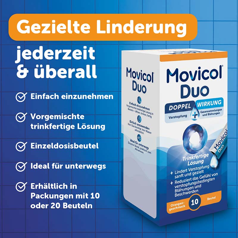 Movicol Duo 10 St Lösung zum Einnehmen