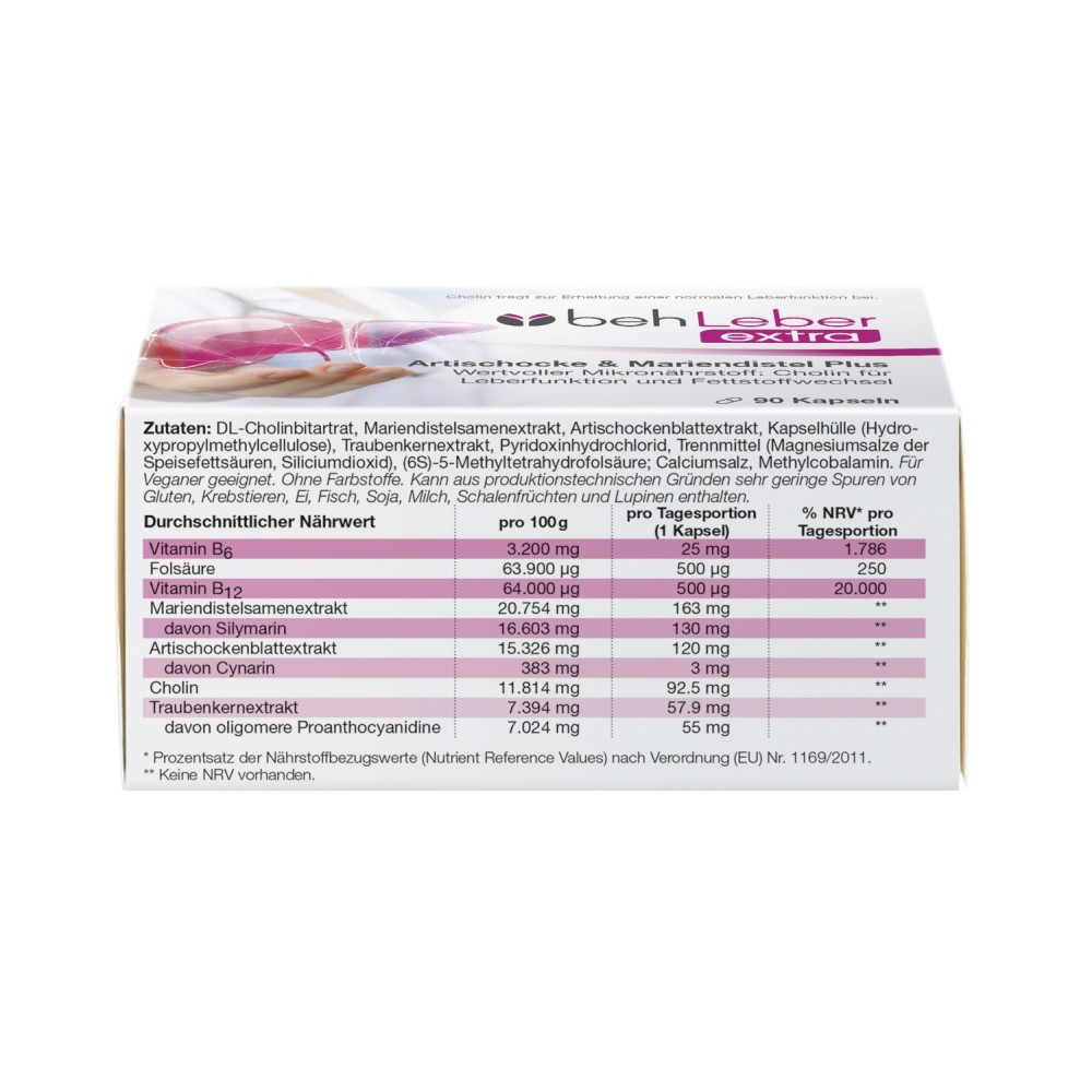 beh Leber extra 90 St Kapseln