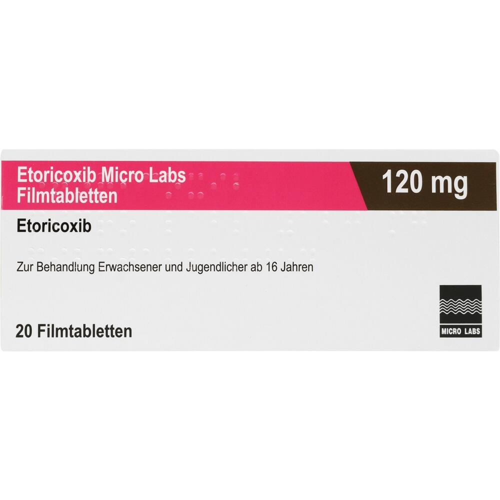 Etoricoxib Micro Labs 120mg 20 St Filmtabletten
