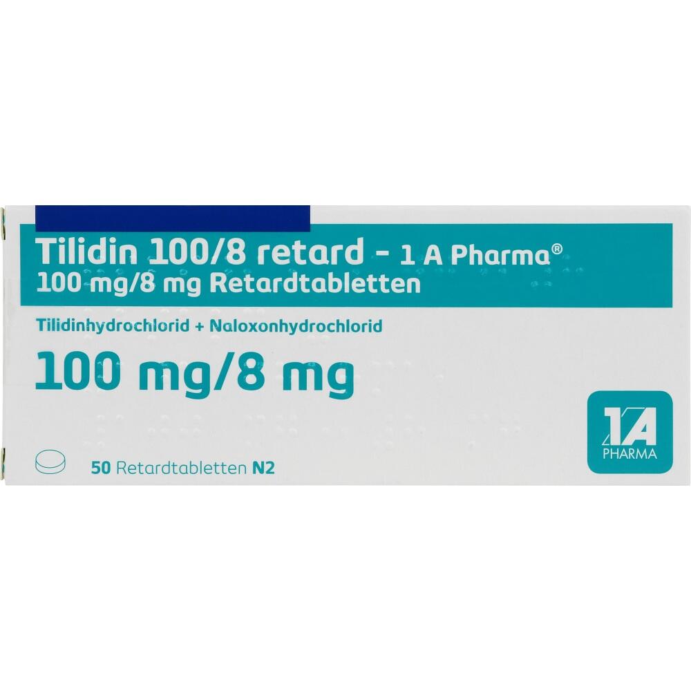 Tilidin 100/8 retard-1 A Pharma 50 St Retard-Tabletten