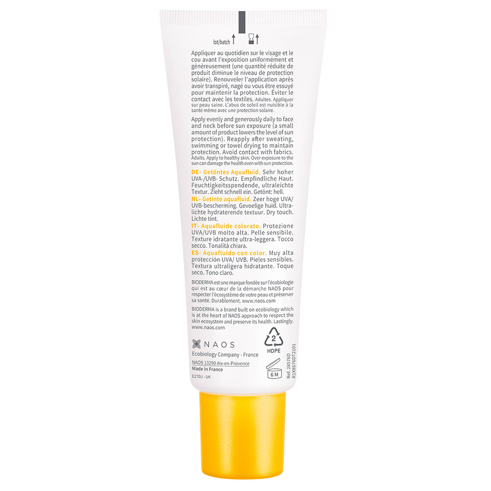 BIODERMA Photoderm Aquafluide SPF 50+ hell getönt 40 ml Tube