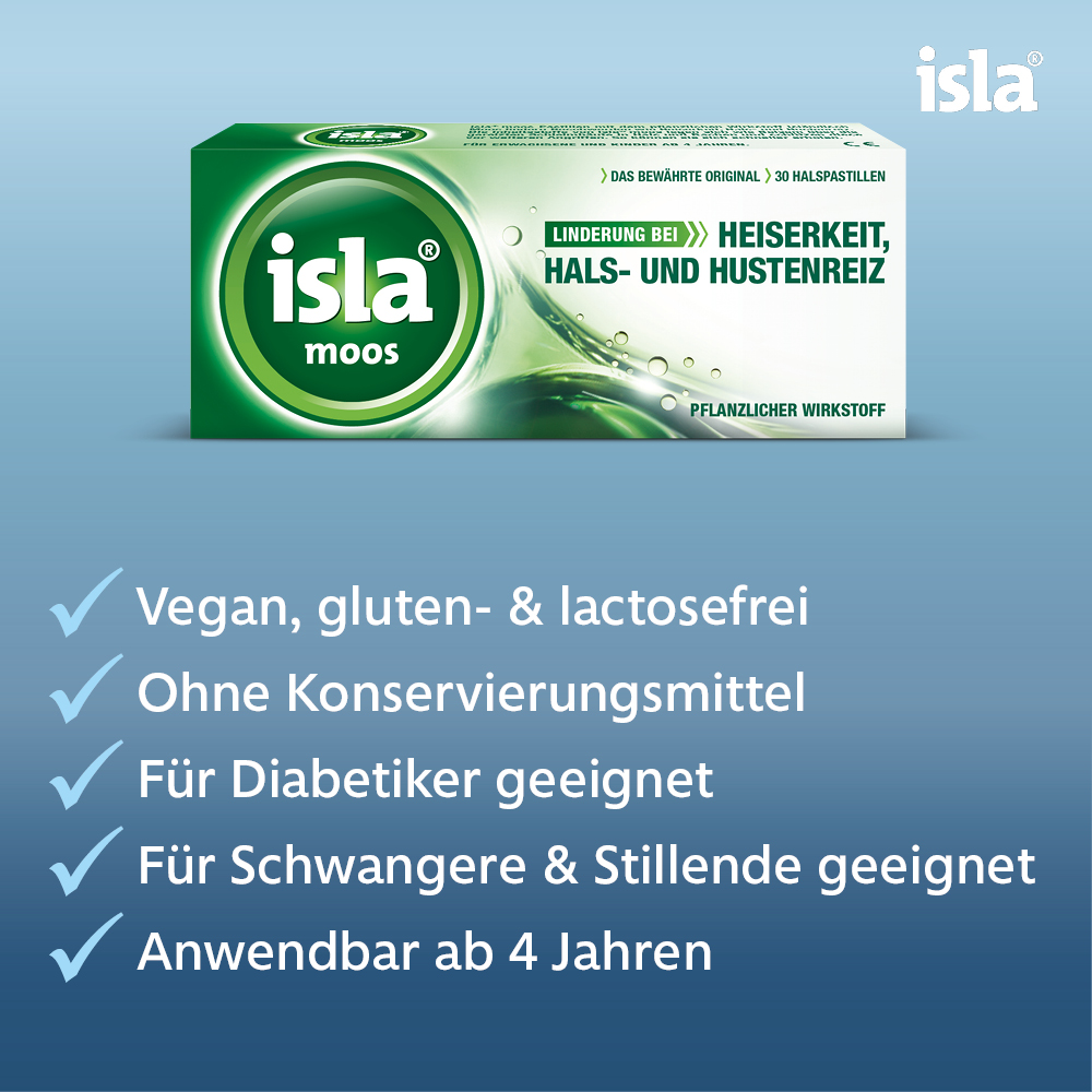 isla moos 60 St Pastillen