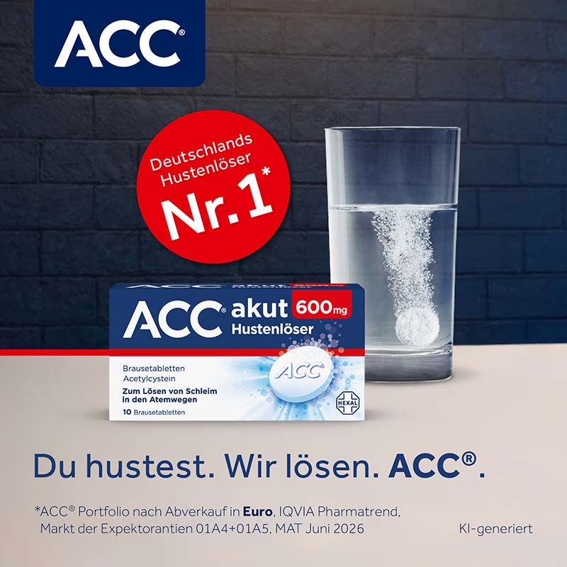 ACC akut 600 mg Hustenl&ouml;ser 40 St Brausetabletten