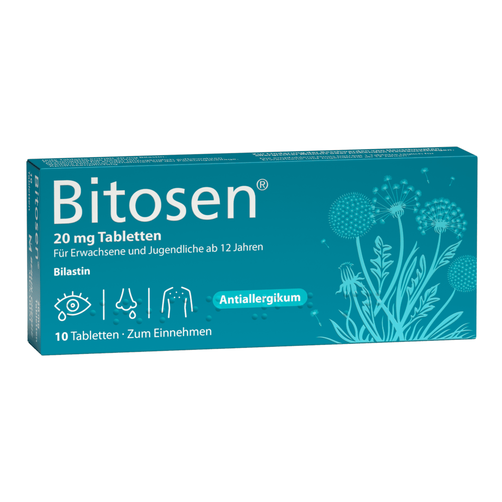 Bitosen 20 mg Antiallergikum 10 St Tabletten