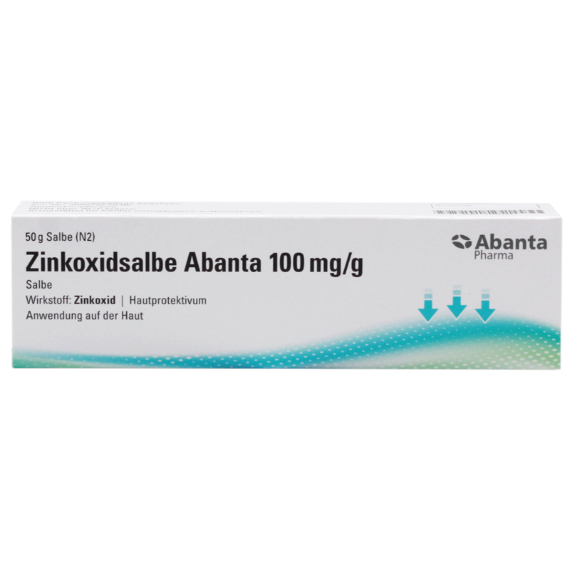 Zinkoxidsalbe Abanta 100 mg/g 50 g Salbe