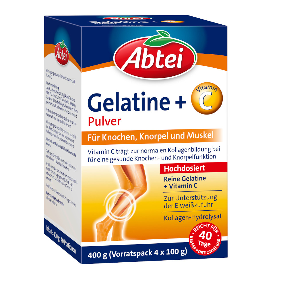 Abtei Gelantine + Vitamin C Pulver 400 g Pulver