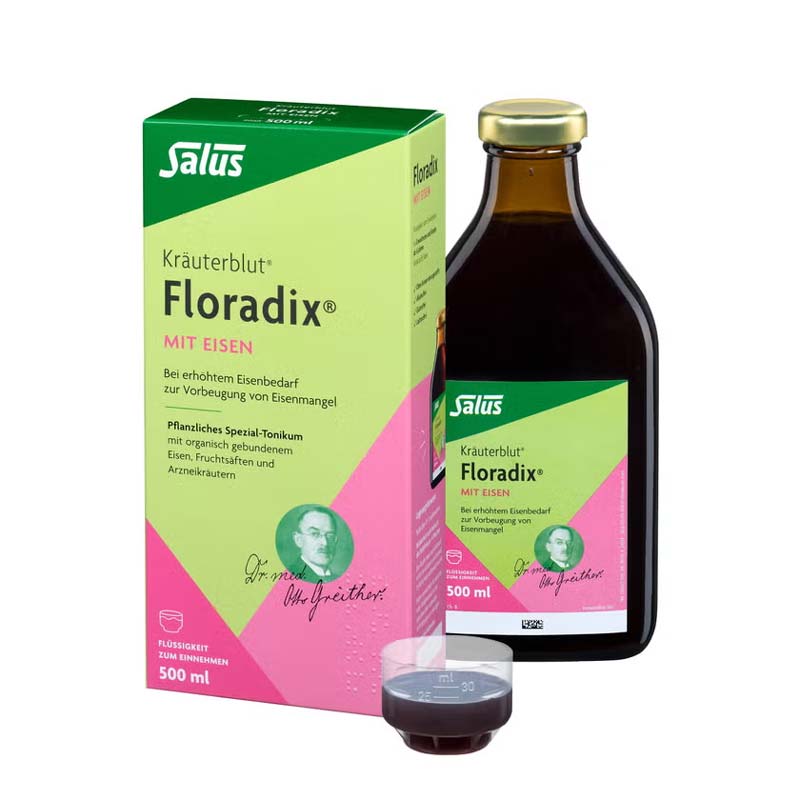 Salus Kräuterblut Floradix mit Eisen 500 ml Flüssigkeit zum Einnehmen