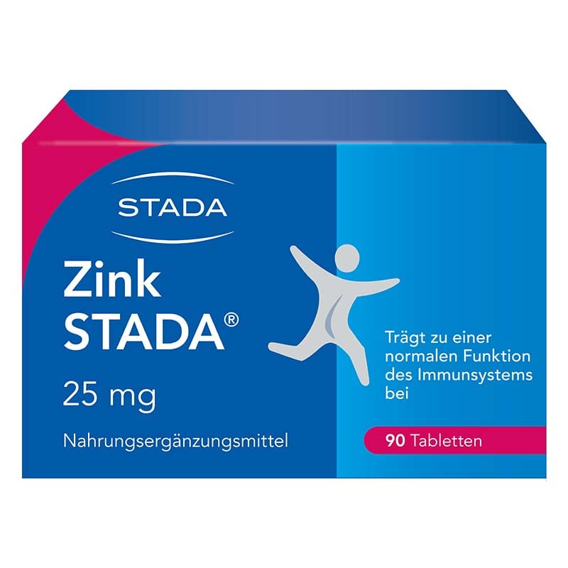 Zink STADA 25 mg 90 St Tabletten