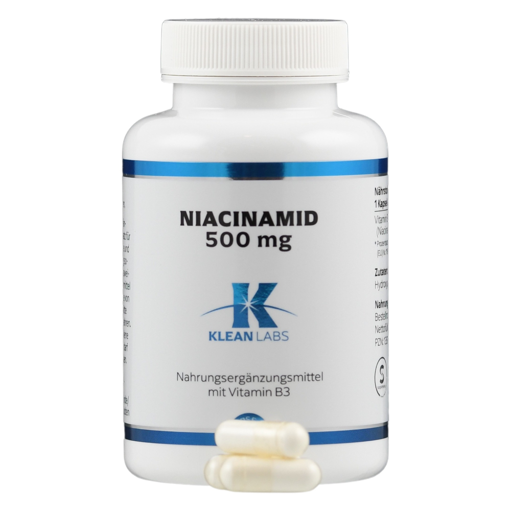 KLEAN LABS NIACINAMID 500mg 100 St Kapseln