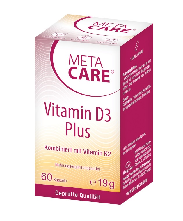 META CARE Vitamin D3 Plus 60 St Kapseln