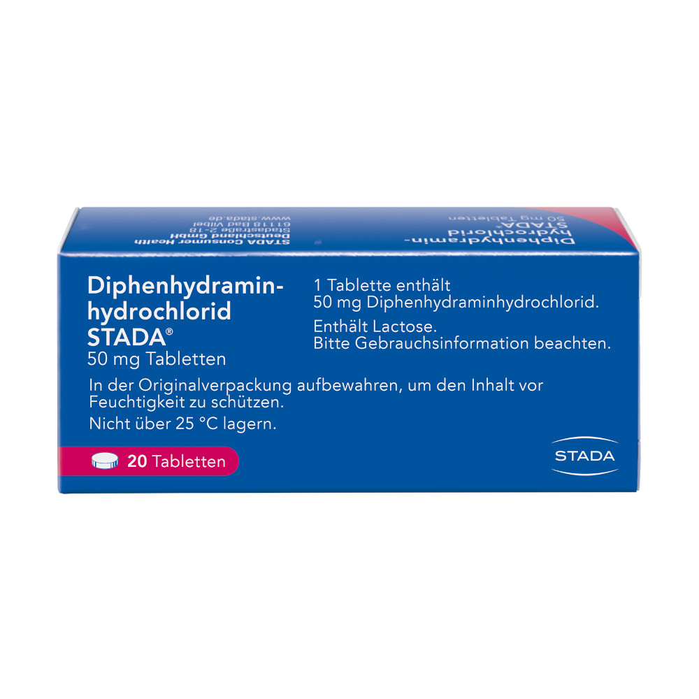 Diphenhydraminhydrochlorid STADA 20 St Tabletten