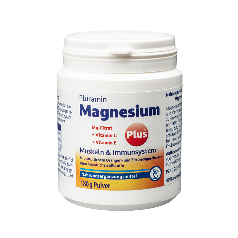 Pluramin Magnesium Plus Muskeln & Immunsystem 180 g Pulver