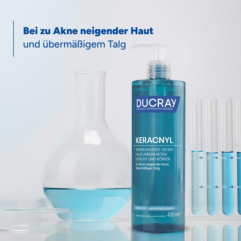 DUCRAY KERACNYL Schäumendes Waschgel 400 ml Gel