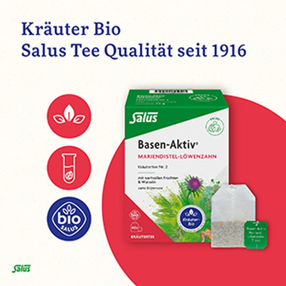 Salus Basen-Aktiv Nr. 2 Mariendistel-Löwenzahn 40 St Filterbeutel